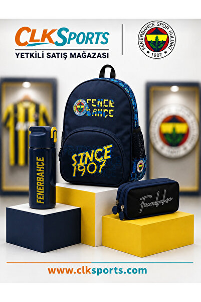 Fenerbahçe Suni Deri Anaokulu Çantası , Lisanslı Kalem Çantası - Lisanslı Çel...