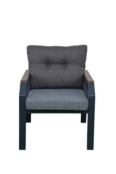 Tu Tienda NERGİZ 2+1+1+MASA(70X120) BAHÇE BALKON MUTAK TAKIMI,KAZAYAĞI KUMAŞ