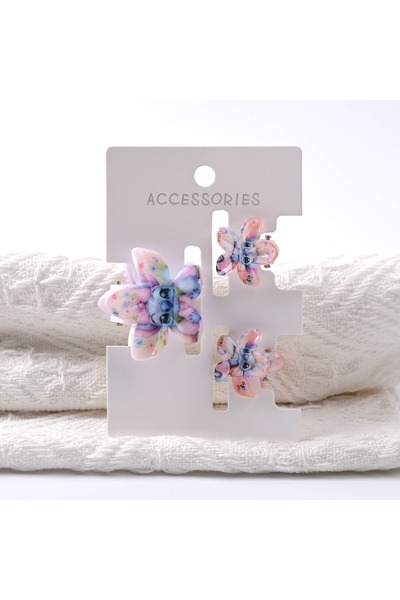Choice3 Style F 3pcs Mini Stitch Egg Flower Hair Claws 1.57in 1in Hair Clip S...