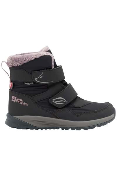 Jack Wolfskin Ghete de fete Polar Bear-B Texapore MID VC FW 2025-Negru/Mov-38