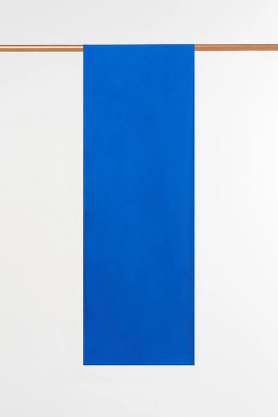 Kayra Basic Silk Cotton Blended Shawl Cobalt Blue