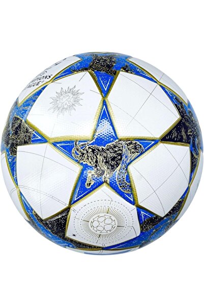Luxly Football Soccer Ball Thermal PU Leather Hybrid World Cup Ball For Train...