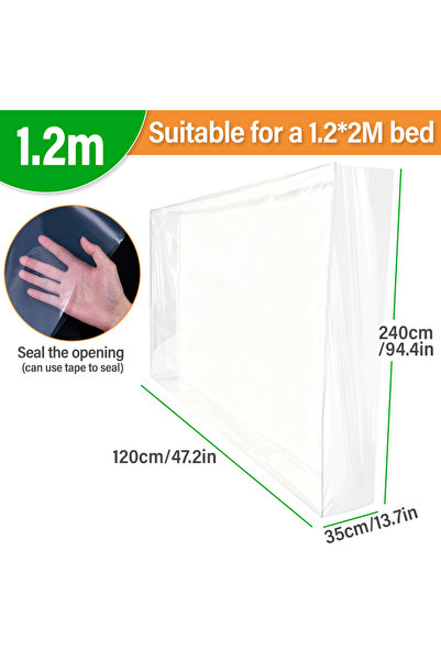 Choice 120X240X35cm Mattress Packaging Bag Plastic Film Bag Pe Oversized Plas...