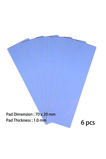 Choice3 1.0mm(6PCS) Silicone Thermal Pad - 70x20mm Thermal Pad For M.2 2280 S...