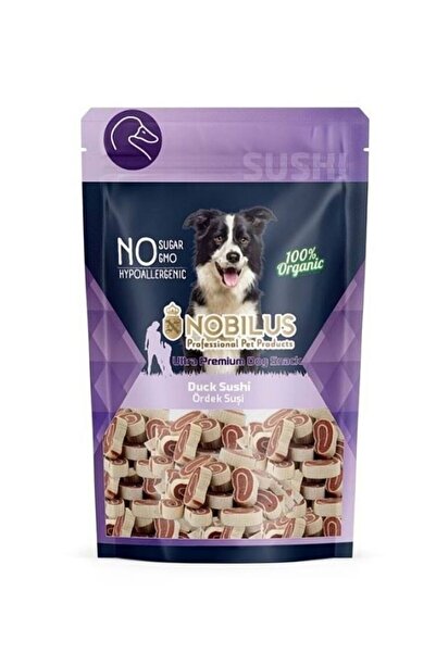 NOBİLUS Ördek Etli Suşi Köpek Ödül Maması 80gr