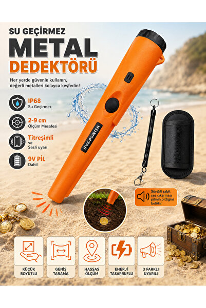 Hubstein Gpponiter2 El Tipi Ip68 Altın Metal Dedektörü