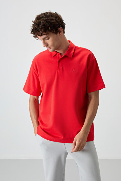 TOMMY LIFE Ανδρικό μπλουζάκι Fiesta Cotton Thick Soft Textured Oversize Basic...