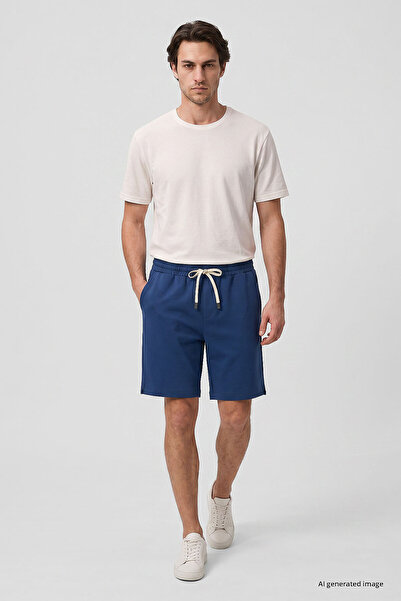 TOMMY LIFE Parlament Standard Fit Basic Men's Shorts with Back Pocket - 81314