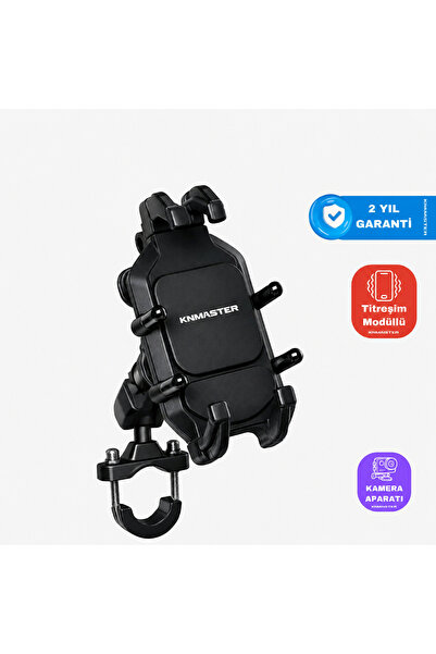 Knmaster TT-860 Titreşim Engelleyicili Tüm Motosikletlere Uyumlu Telefon Tutucu