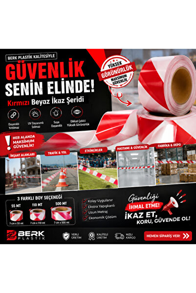 A-plast 110 mt İkaz şeridi -emniyet şeridi -emniyet bandı -uyarı bandı