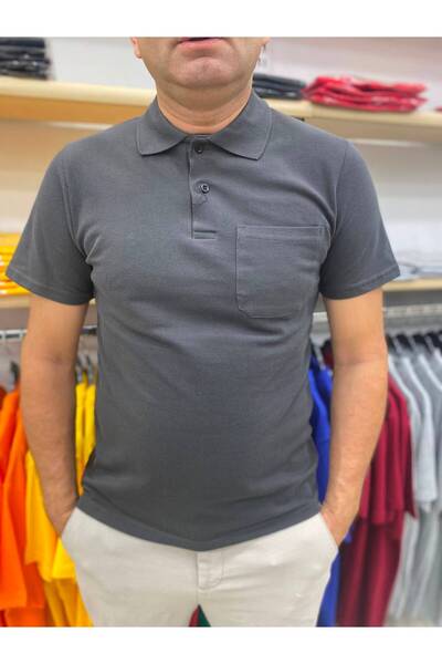 Polo Yaka Cepli Erkek T-Shirt