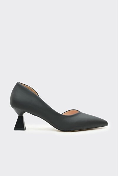 derinet Kısa Topuk Saten Kadın Stiletto