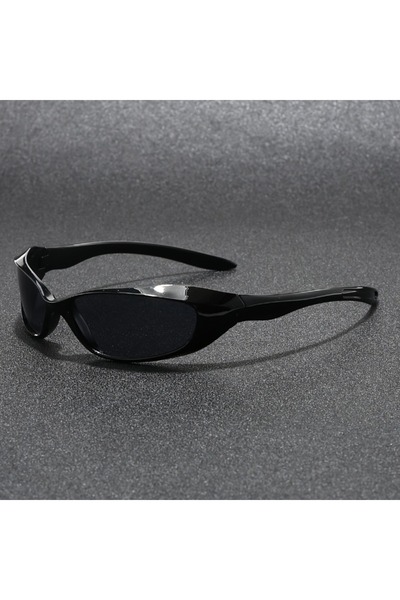 Choice1 black grey 1PC Y2K Future Technology Style Punk Eyewear Women Shades ...