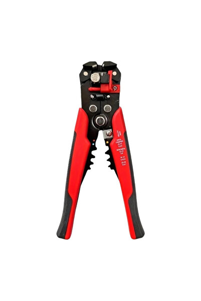 Choice1 Red Crimper Cable Cutter Adjustable Automatic Wire Stripper Multifunc...
