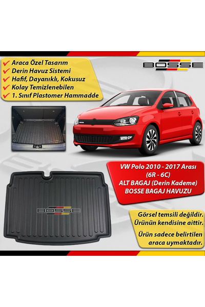 BOSSE VW Polo Bagaj Havuzu ALT BAGAJ (Derin Kademe) (6R) 2010 2017 Arası Arac...