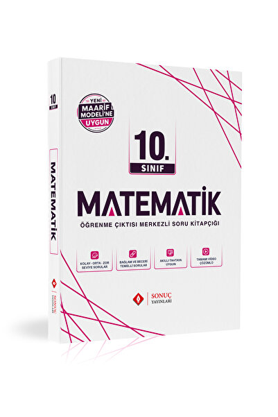 Sonuç Yayınları 2026 - 2027 10. Sınıf Matematik Set Maarif Modelli