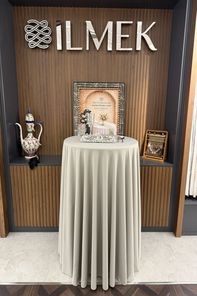 ilmek Dertsiz Serpme Bistro Tablecloth |   Wedding, Event, Organization, Cocktail Tablecloth