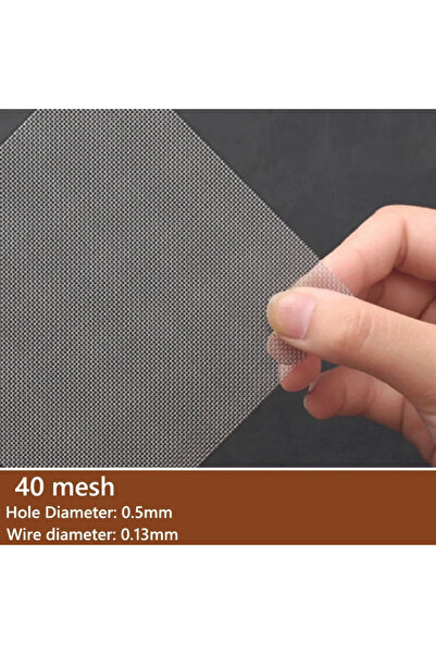 Choice44 30x90cm 40 Mesh 4-500Mesh 304 Stainlesss Steel Filter Screen Woven W...
