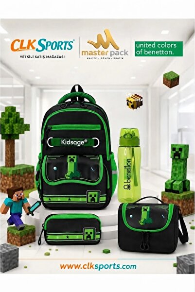 CLK SPORTS KİDSBAG-KİDSAGE Ultra Lux Okul Çantası, Beslenme Çantası, Kalemlik...