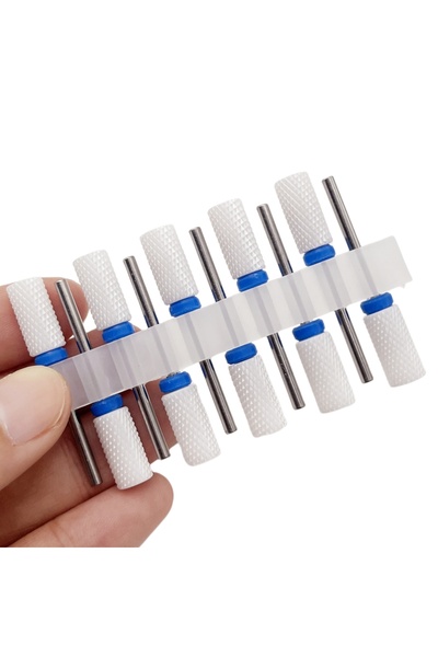 Choice31 TC10P-13 10Pcs/set Ceramic Nail Drill Bit Set Rotate Burr Milling Na...