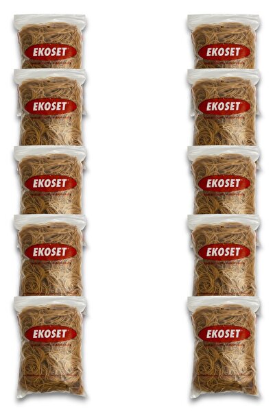 ekoset Package Packing Money Rubber Bands 10,000 Pieces 70mm