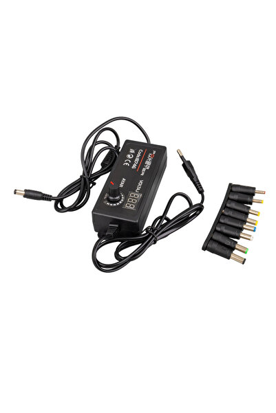 Genel Markalar Kademeli Çok Uçlu Ayarlanabilir 12 Volt - 24 Volt - 5 Amper DC Adaptör