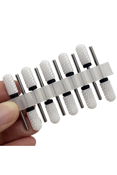 Choice20 TC10P-20 10Pcs/set Ceramic Nail Drill Bit Set Rotate Burr Milling Na...