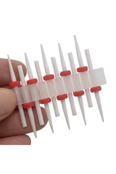 Choice15 TC10P-29 10Pcs/set Ceramic Nail Drill Bit Set Rotate Burr Milling Na...