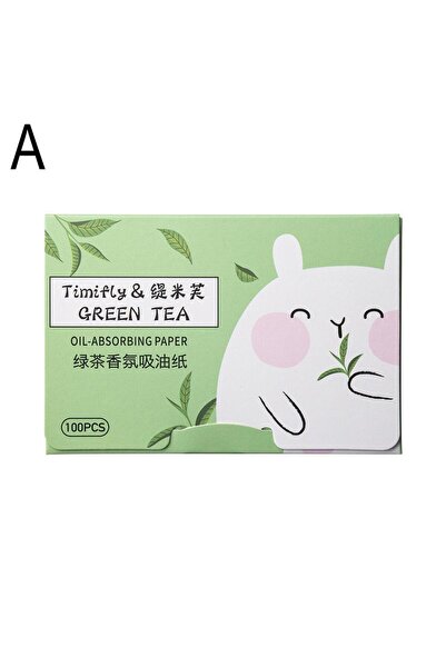 Choice Green tea 100Pcs new Face Oil Blotting Paper Protable Matting Face Wip...