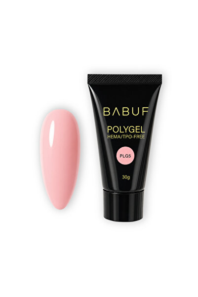 BABUF PolyGel Builder PLG – Gel de Construcție pentru Extensii Unghii, Contro...