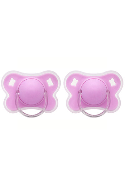 choice2 2pcs-Violet 4-Color Silicone Baby Pacifier with Thumb & Round Nipple,...