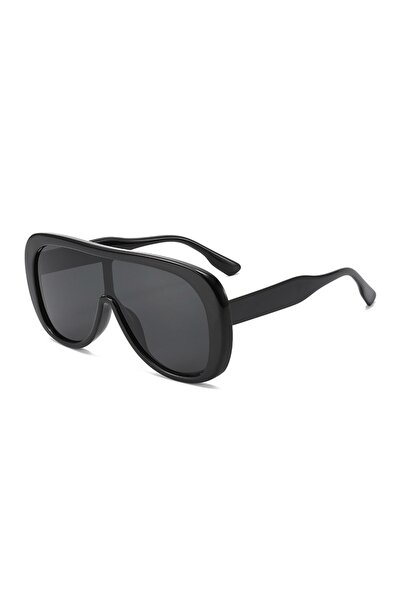 Choice1 black gray Vintage One Piece Oversize Shield Sunglasses for Women New...