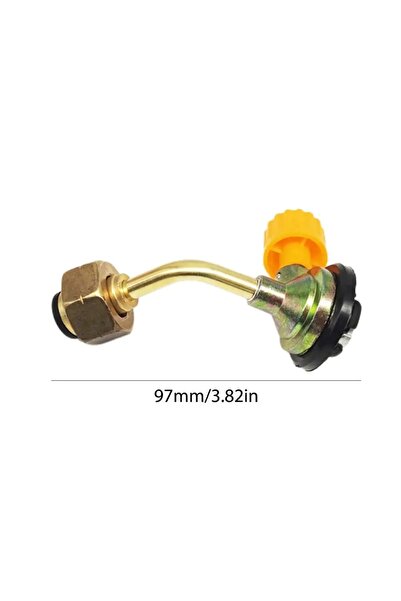 Choice 1PCS Filling Valve Valve Braided Hose Gas Refill Adapter Gas Refill Pi...