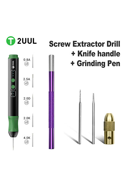 Choice1 2UUL SD90 Set C 2UUL SD90 Stripped Screw Extractor Drill Bits Set Tun...
