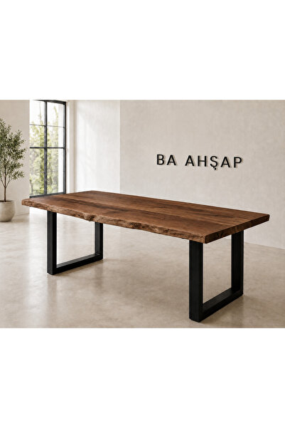 BRK Design Mutfak Masası Yemek Masası Balkon Masası Ahşap