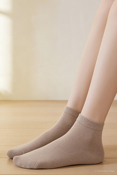 Bolero Women's Luxury Plain Modal Socks Mink