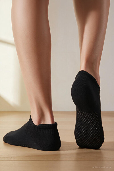 Bolero Black Pilates Yoga Ballet And Dance Socks