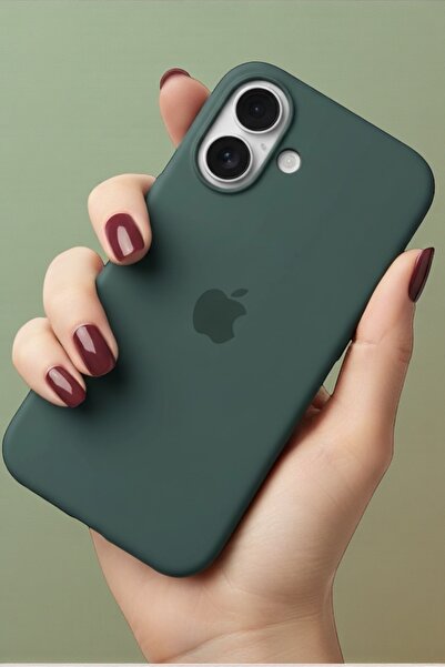 ProNorth Iphone 16 Uyumlu Kılıf Logolu Lansman Soft Yumuşak Içi Kadife Siliko...