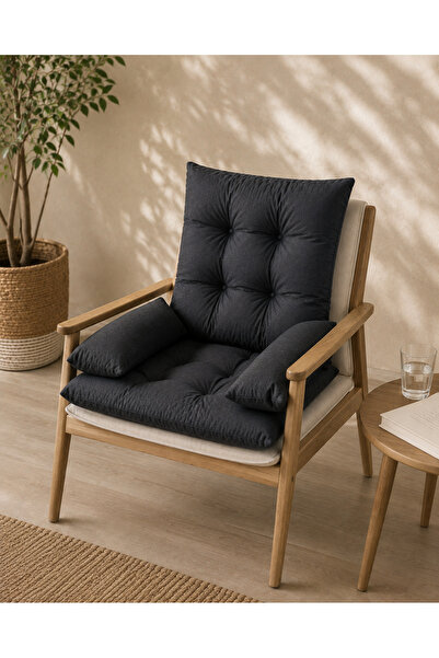 Genel Markalar 45X80 cm Sandalye Minder Seti- 2 adet 25x40 Kolçak – Sırt ve O...
