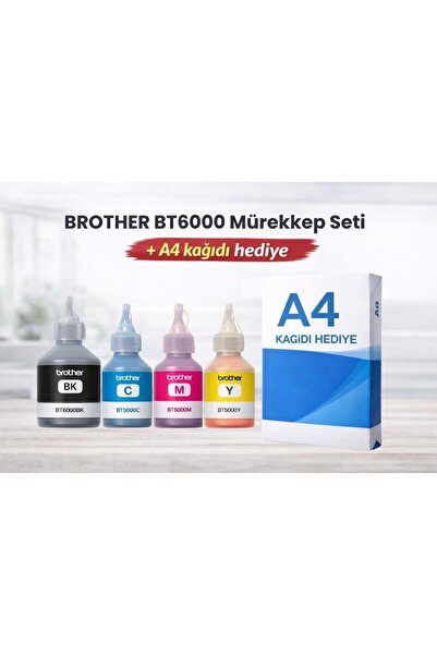 Brother Bt-5000 / Bt-6000 Orjinal Mürekkep Takımı Dcp-t520w