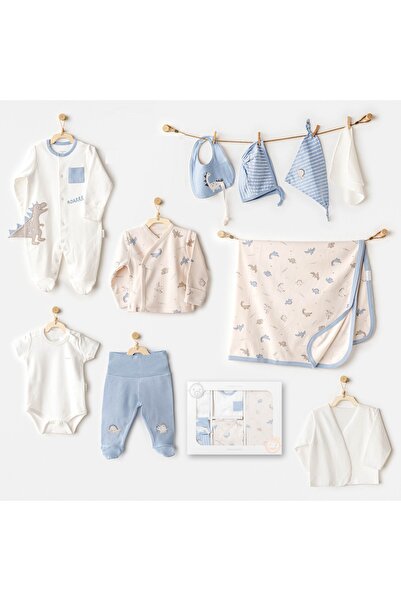 andywawa Ac25911 Newborn Set Dino 10'lu Hastane Çıkışı Beige