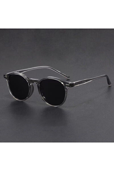 Choice3 GRAY 1PC Ultra-light Sunglasses Round Frame UV Sunglasses Retro Fashi...