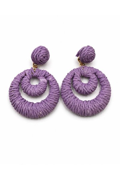 MD Moda Accessories Double Hoop Earrings – Bohemian Style Fashion Jewelry