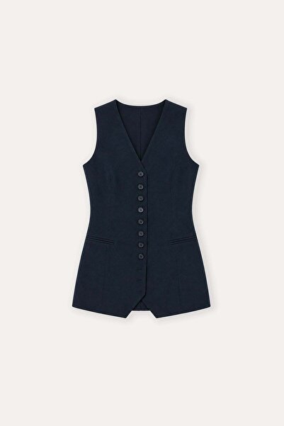 VATKALI V-Neck Body-Fitting Vest