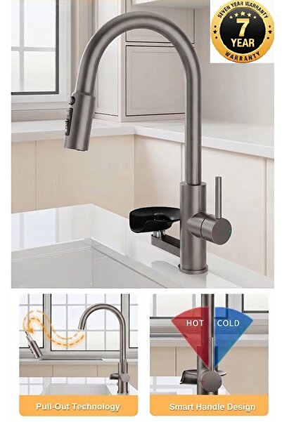 OEM Kitchen Sink Faucet Water Purification Tap + Pressurized Glass Washer 3in...