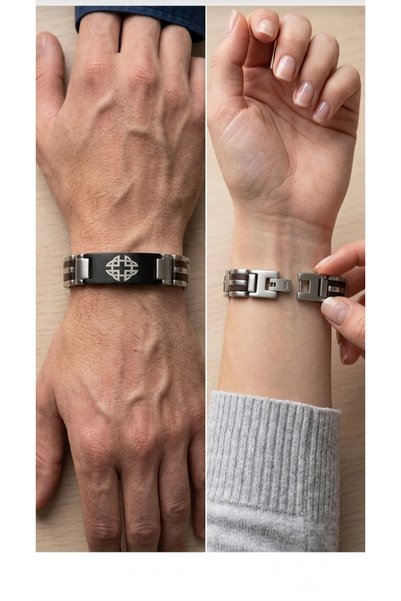 ENGIN Unisex Paslanmaz Çelik Bileklik