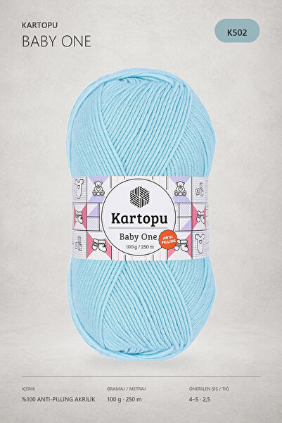 Generic Brand Baby One Anti-Pilling Baby Wool Sky Blue K502