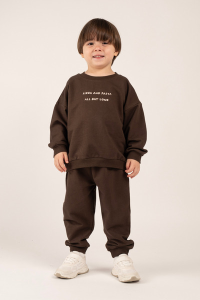 VAUVA Seasonal Suit Baby Boy Long Sleeve Printed Oversize Suit