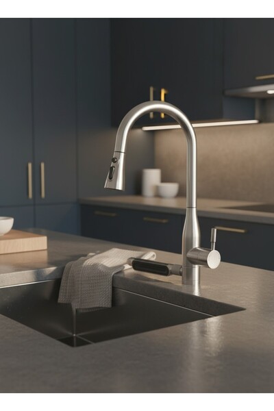 Penta Inox Multi İçme Suyu(Arıtma) Spiralli Eviye Bataryası 1335IX