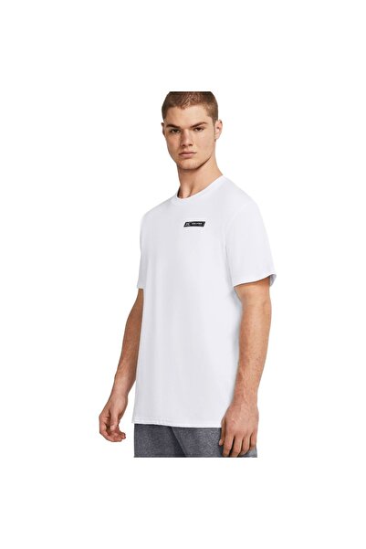 Under Armour HW ARMOUR LABEL SS 1382831-100 Λευκό